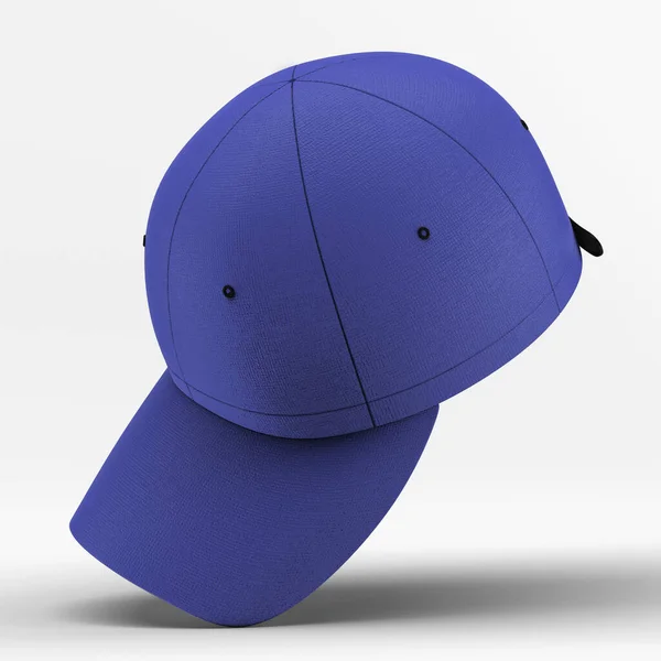 Paste Your Design Side Perspective View Fresh Basketball Cap Mockup — Fotografia de Stock