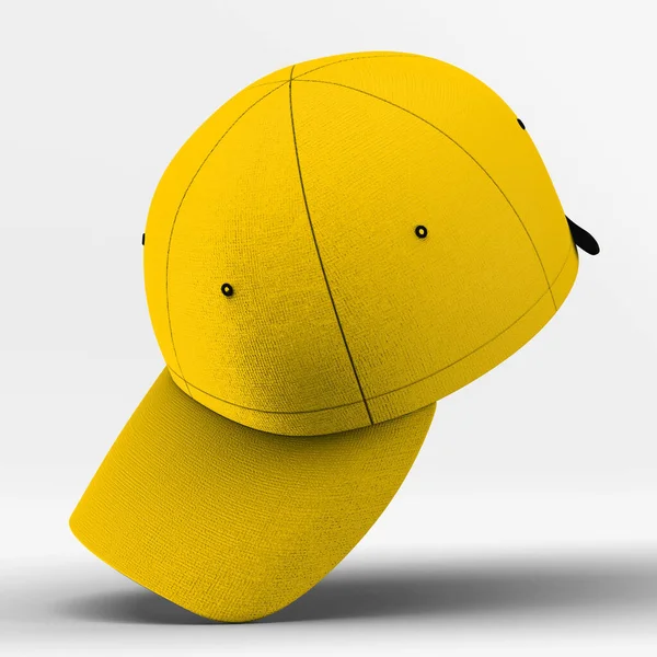 Paste Your Design Side Perspective View Fresh Basketball Cap Mockup — Fotografia de Stock