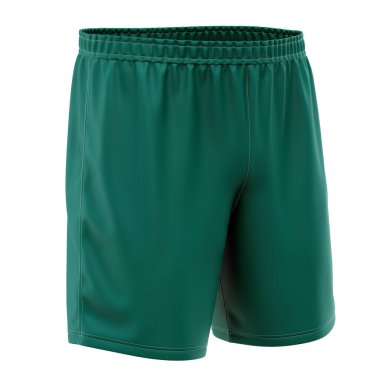 These Left Side View Popular Soccer Shorts Mockup In Bear Grass Color, will make your design pop and look amazing