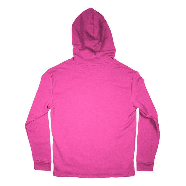 Add Your Graphic Back View Fantastic Pullover Hoodie Mockup Rose — ストック写真