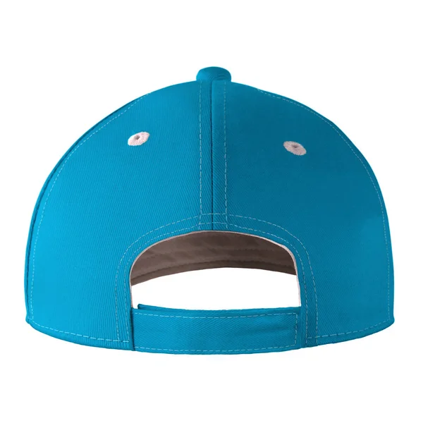 Ένα Back View Stylish Sport Hat Mockup Τυρκουάζ Χρώμα Tanager — Φωτογραφία Αρχείου