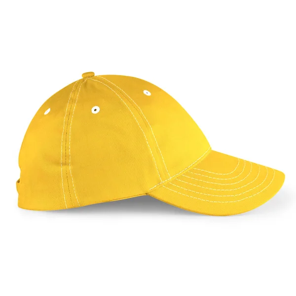 Yan Görünüm Sport Şapka Modelini Prime Rose Rengi Ile Daha — Stok fotoğraf