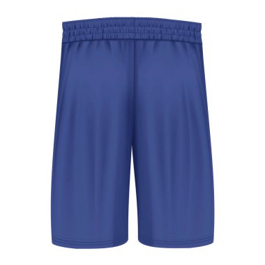 Bu Back View Klasik Basketbol Şortu Derin Ultramarin Rengi, kendi tasarımlarınızı yerleştirmek için profesyonel bir modeldir.
