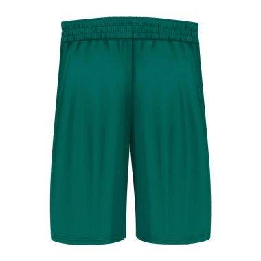 Bu Back View Klasik Basketbol Şortu Alp Yeşil Rengi, kendi tasarımlarınızı yerleştirmek için profesyonel bir modeldir.