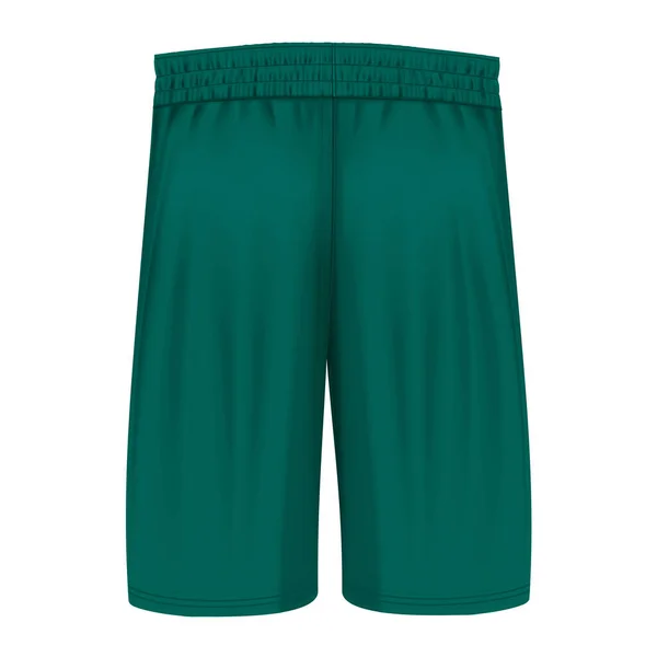 Diese Klassische Basketball Shorts Mockup Alpine Green Color Ist Eine — Stockfoto
