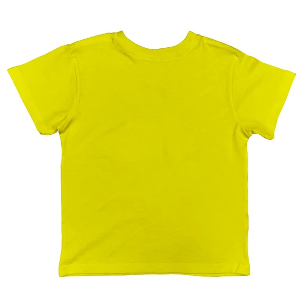 Blank Beauty Toddler Shirt Mockup Blazing Yellow Color Display Your — Fotografia de Stock