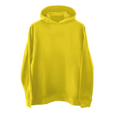Jump straight into creating lovely pictures for your design, with this Front View Classical  Hoodie Mockup In Blazing Yellow Color.
