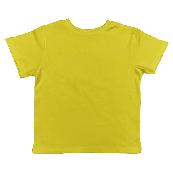 Front View Excellent Toddler Shirt Mockup Blazing Yellow Color Display — Fotografia de Stock