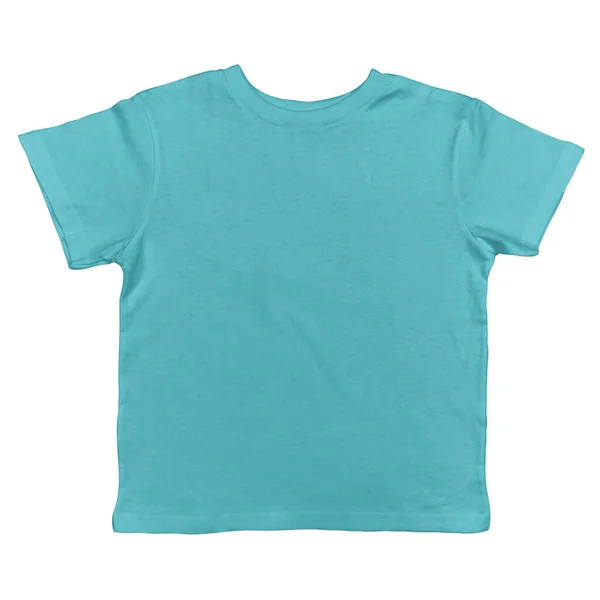 Front View Excellent Toddler Shirt Mockup Angel Blue Color Display — Fotografia de Stock