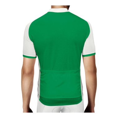 With this Back View Stylish Man Jersey In Green Bee Color, you can promote your logo more beautiful and valuable.