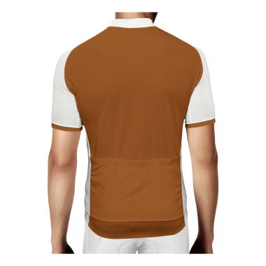 With this Back View Stylish Man Jersey In Leather Brown Color, you can promote your logo more beautiful and valuable.