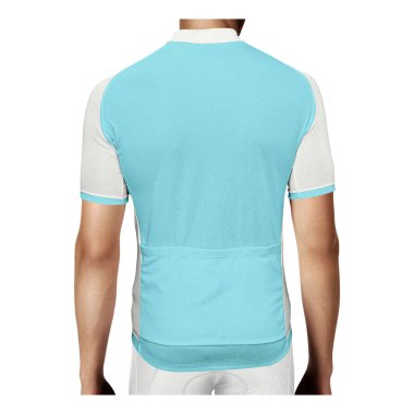 With this Back View Stylish Man Jersey In Angel Blue Color, you can promote your logo more beautiful and valuable.