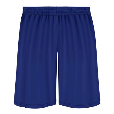 Add your graphics as much as you want, to this Front View Classical  Basketball Shorts Mockup In Deep Ultramarine Color. You can use it super easily.