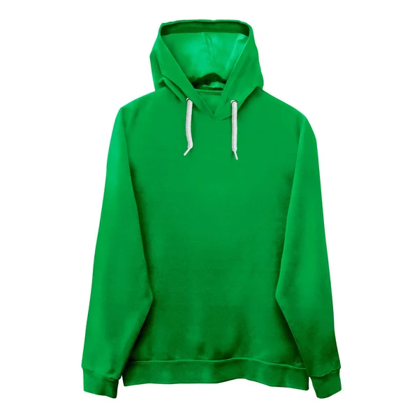 Moderno Front View Wonderful Hoodie Mockup Modelo Cor Abelha Verde — Fotografia de Stock