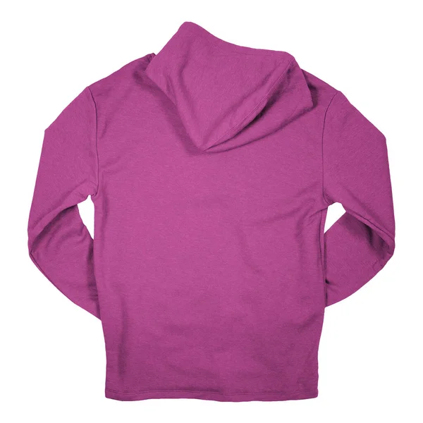 Use Back View Stylish Pullover Hoodie Mockup Purple Orchid Color — Stock Photo, Image