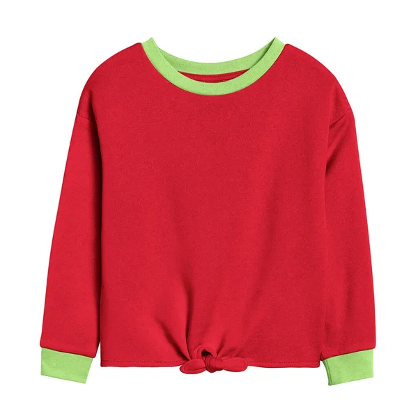 Esta Blusa Bebé Dulce Burla Color Rojo Lichi Dará Una — Foto de Stock