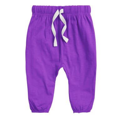 Tasarımlarınız için hemen güzel görüntüler oluşturun, bu Sevimli Bebek Pantolonu Mockup Ultra Violet Renkli.