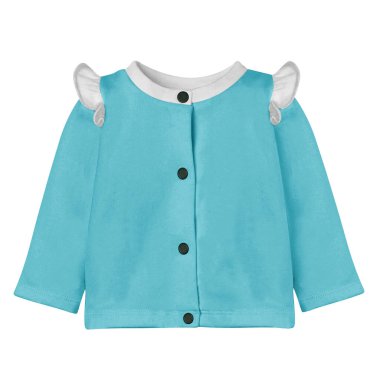 Logo tasarımınızı bu şirin bebek Cardigan 'ın Tanager Turkuaz Rengi' ne istediğiniz kadar ekleyin, istediğiniz her şeyi özelleştirebilirsiniz.