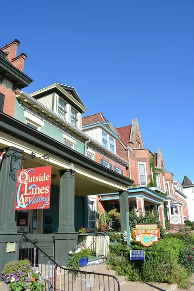 Kabelbaan plein-dubuque, iowa — Stockfoto