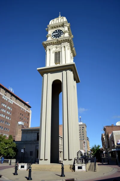 Centrum dubuque, iowa — Zdjęcie stockowe