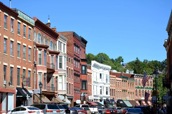 Downtown Galena Illinois Stockbild