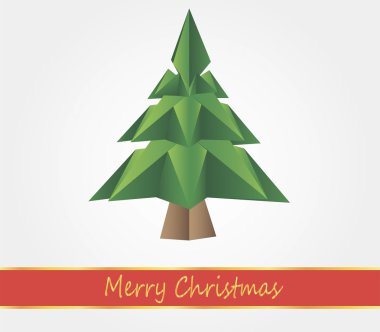 Origami Noel ağacı