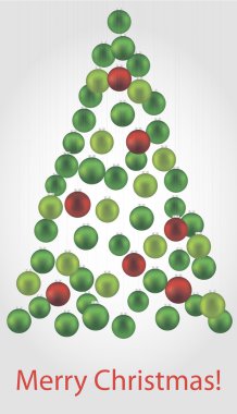 Noel topları ağacı