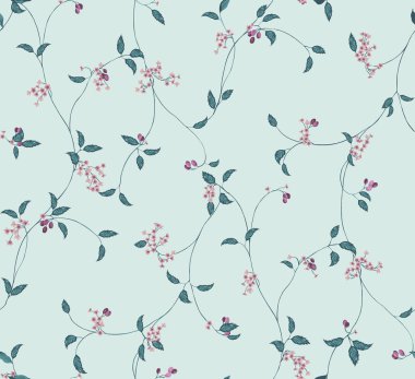 soğuk çiçek deseni