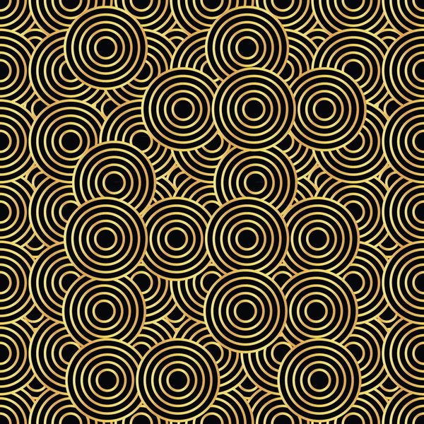 Art deco altın seamless modeli