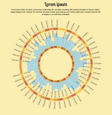 çubuk pasta infographics