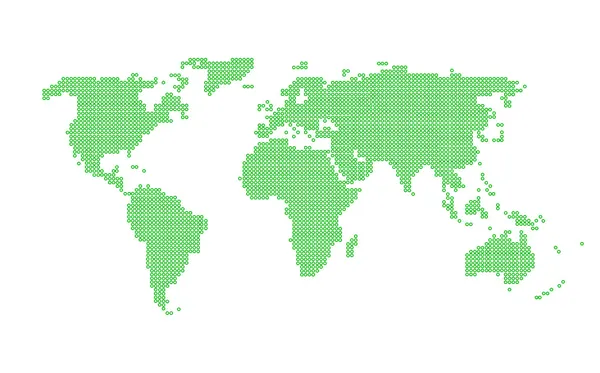 Punto del mapa del mundo — Archivo Imágenes Vectoriales