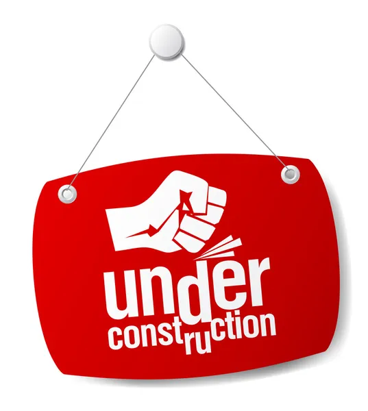 Under construction — Stock Vector