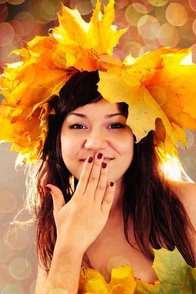 Chica de otoño. —  Fotos de Stock