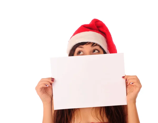 Female Santa — Stock Photo, Image