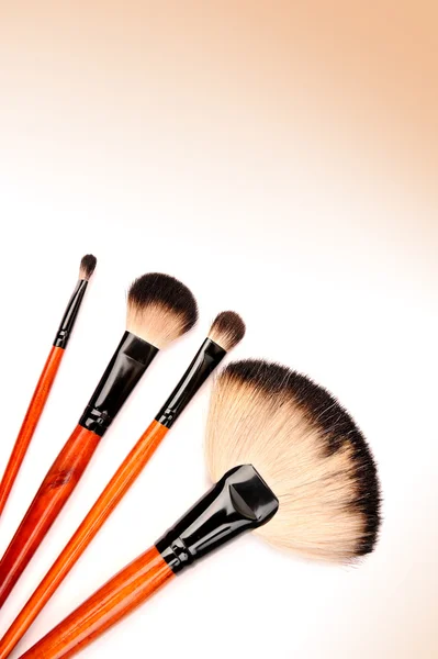 Cosmetic brushes — Stock Image Cosmetic brushes Royalty Free Stock Photos