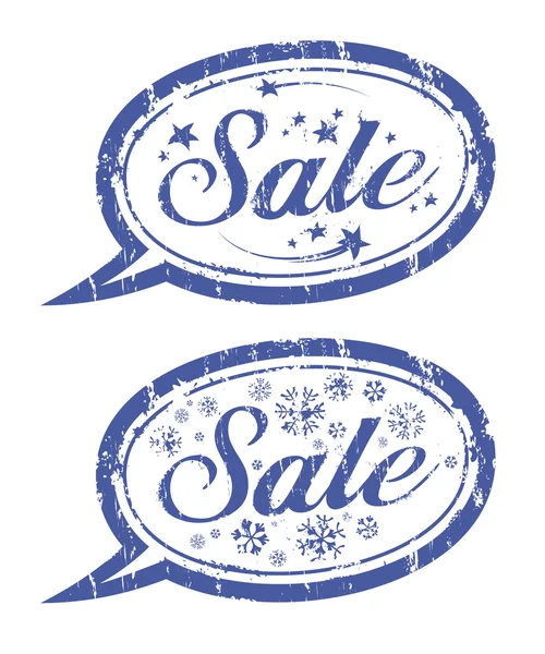 Selos de venda de inverno . — Vetor de Stock