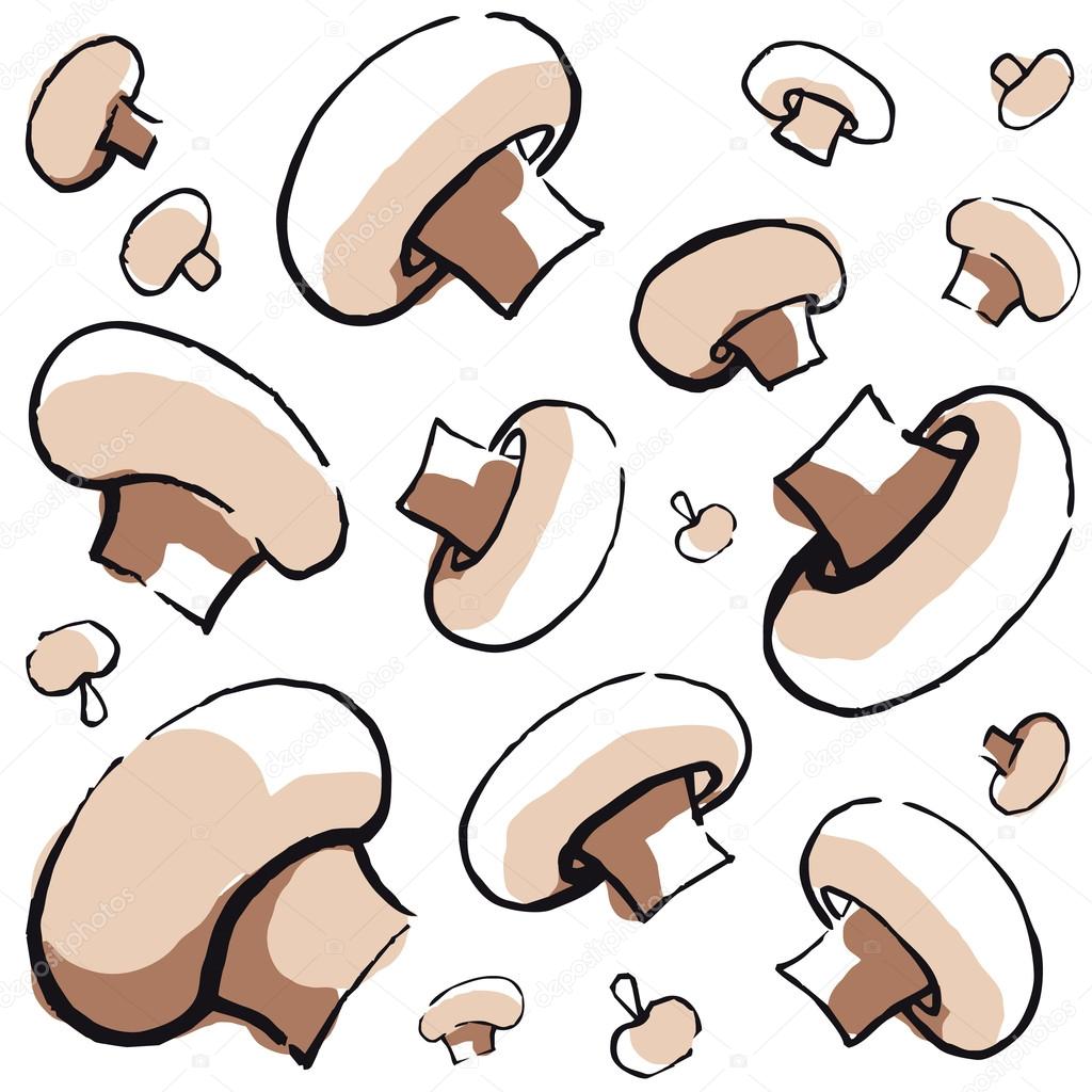 Mushrooms Stock Illustration by ©slena 14198160