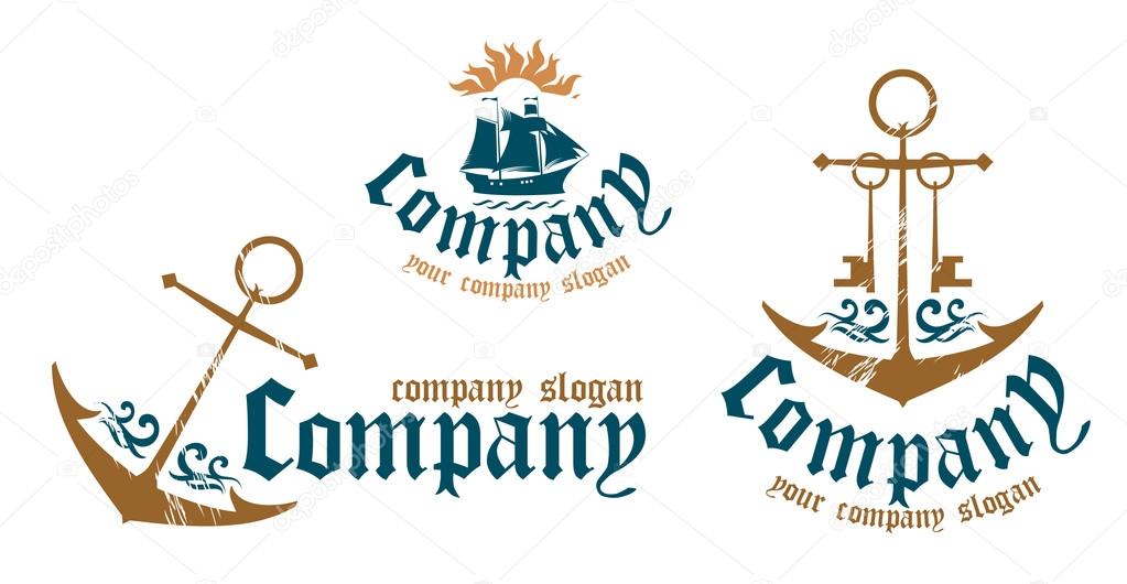 Symbols for marine firms.