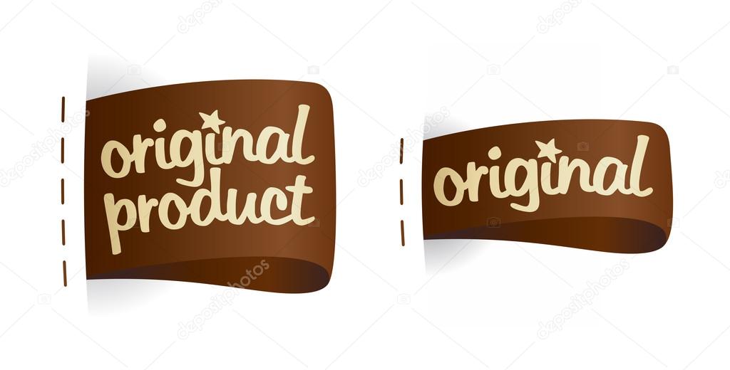 Original product labels.