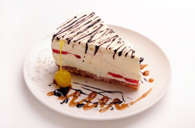 vişneli cheesecake.