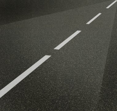 Asfalt doku hatları ile