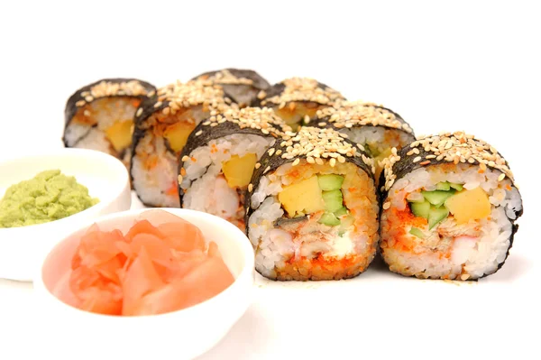 Rolls with eel — Stock Photo, Image