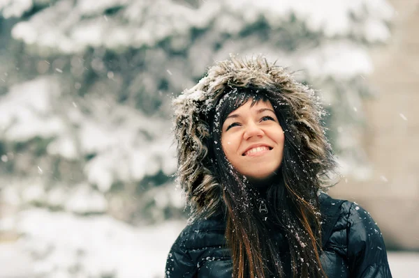 Winter girl. — Stock Photo, Image