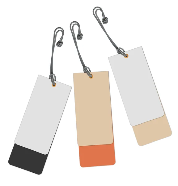 Set of multi-coloured labels — Stock Photo, Image