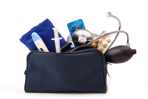 Medical set for first aid — Stock Photo, Image