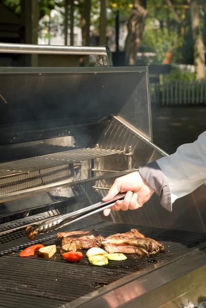 Preparazione barbecue — Foto Stock