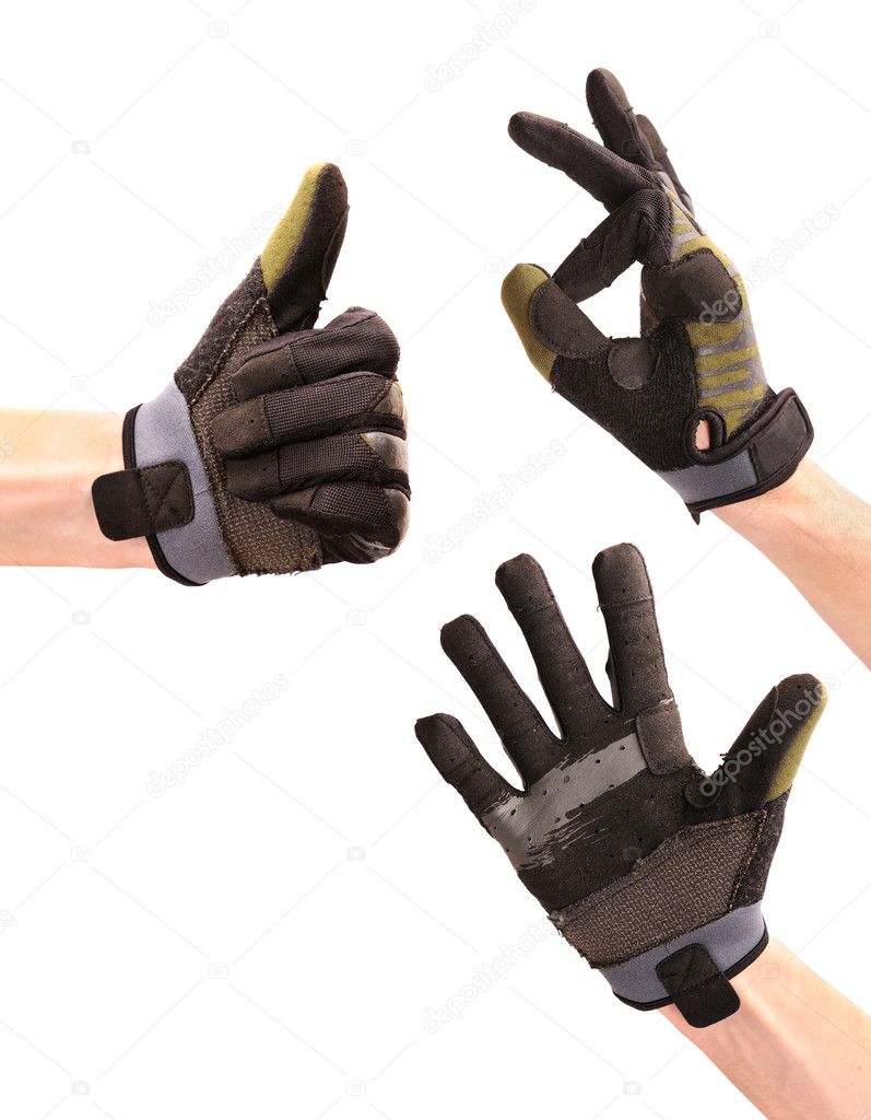 Gesturing hands in sport wear Stock Photo by ©slena 14201730
