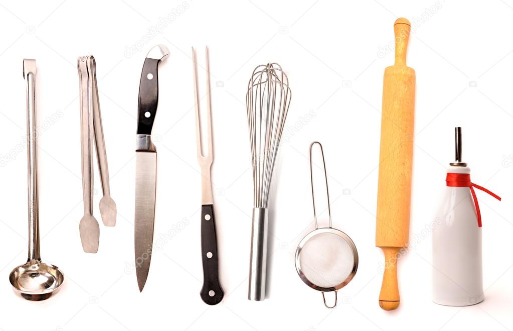 Set of high quality kitchen utensils — Stock Photo © slena 14207169