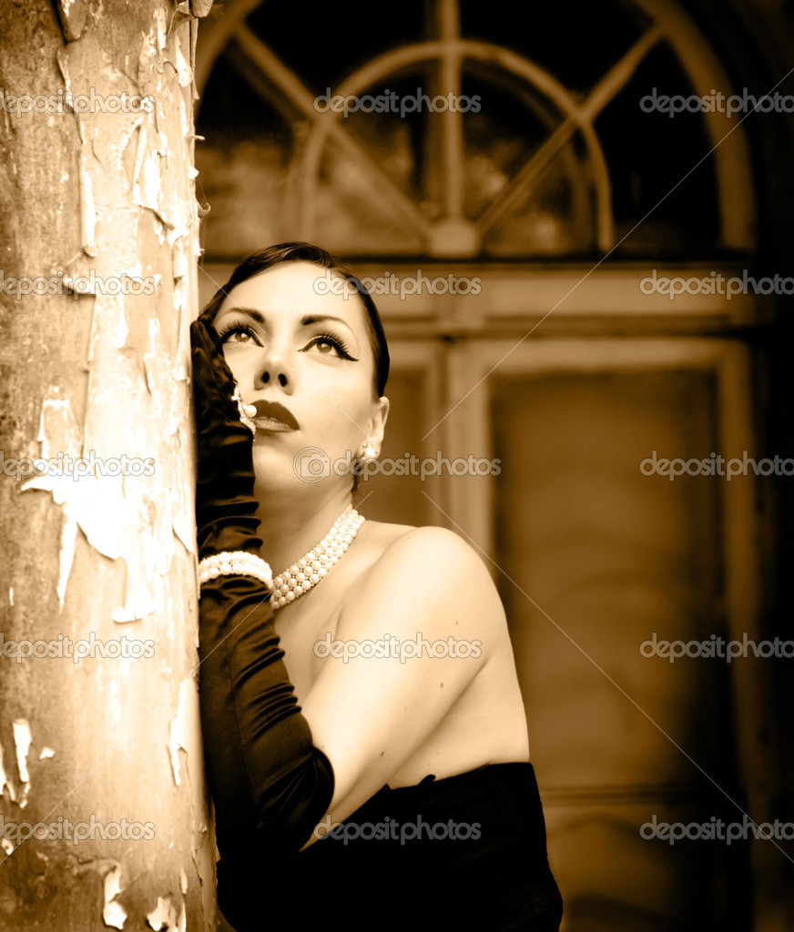 Retro girl Stock Photo by ©slena 14209702