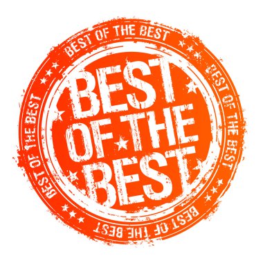 Best of the best stamp. clipart